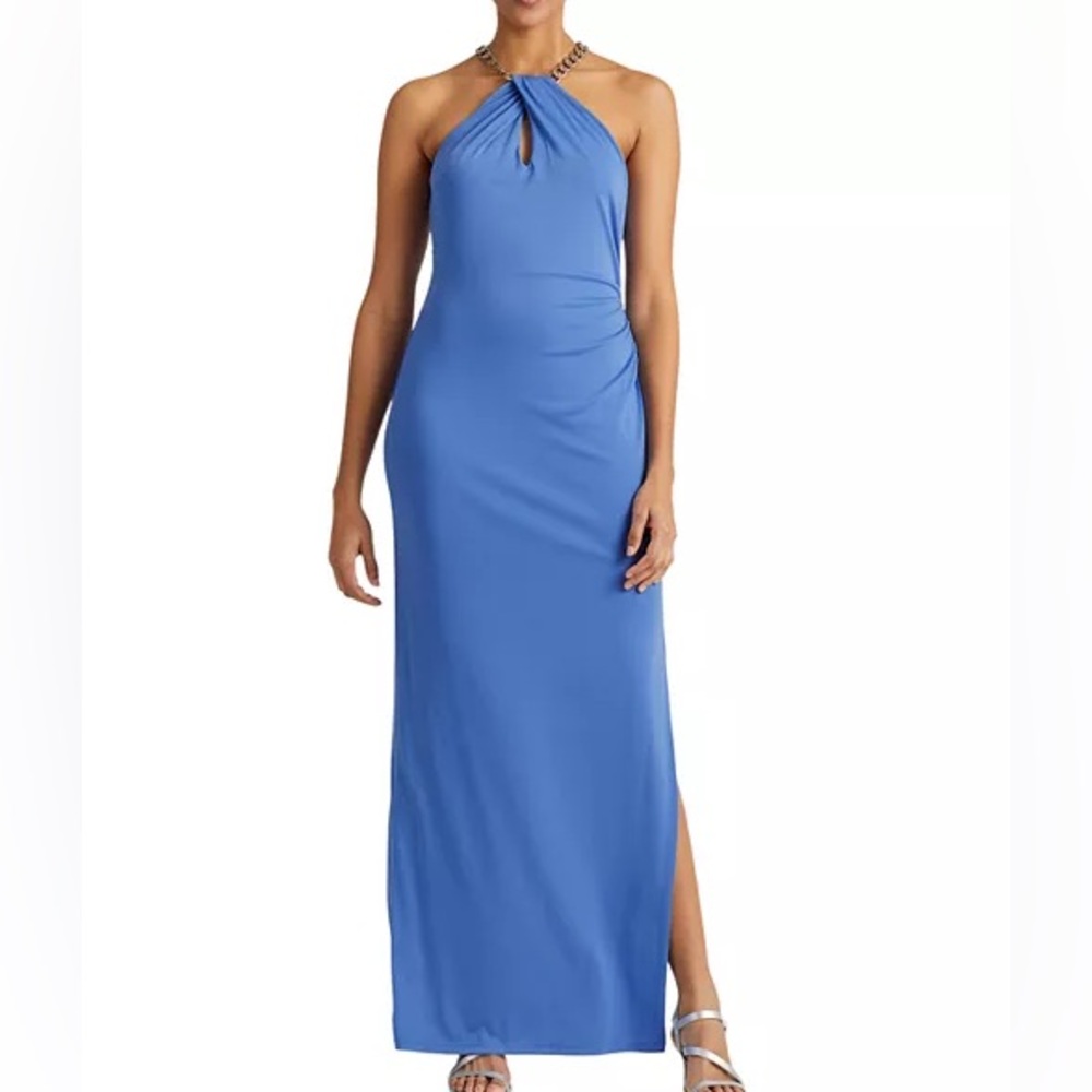 Lauren Ralph Lauren
Jersey Chain Keyhole Gown